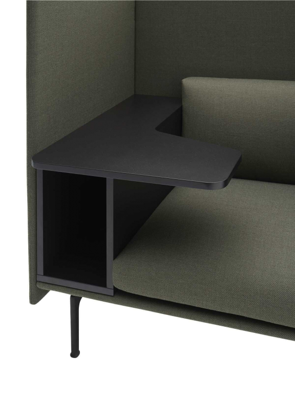 Muuto Outline Highback I-Seater bank links Fjord 961