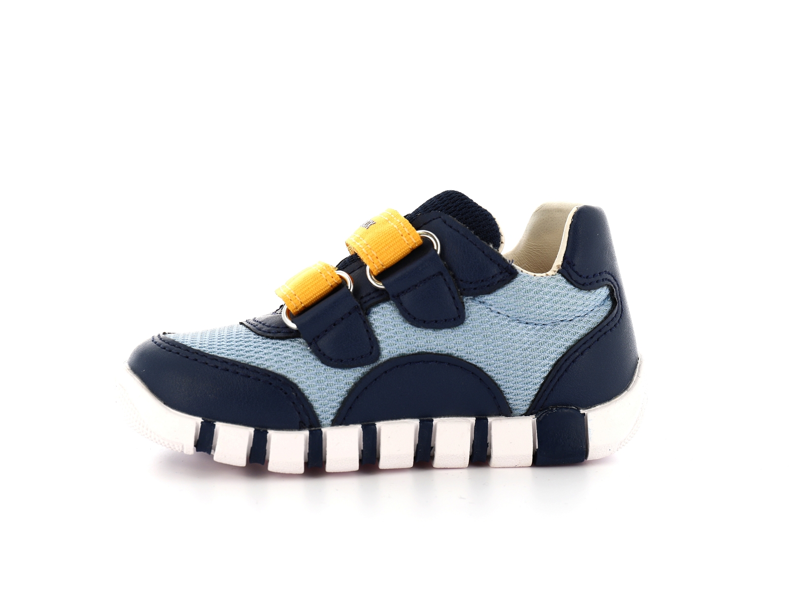 Geox-B IUPIDOO BOY B3555C Matières combinées Bleu-Jaune