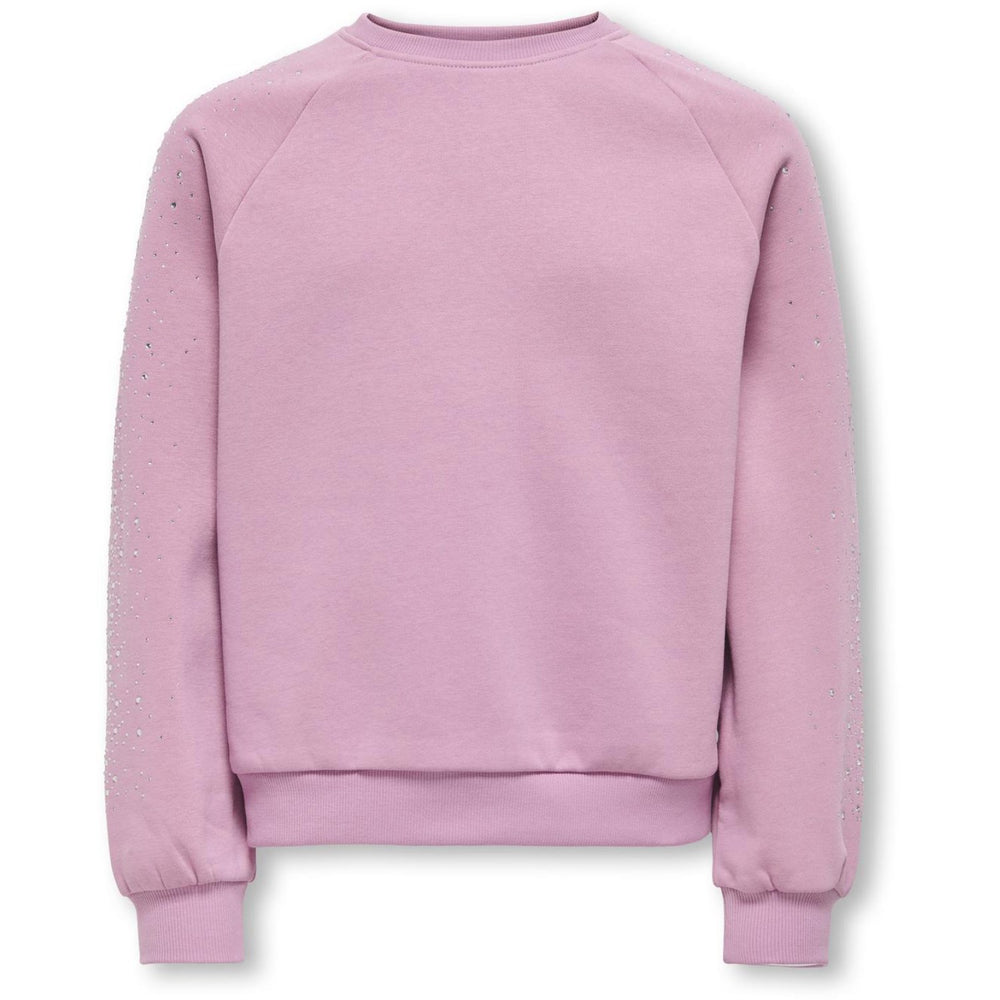 Køb kids ONLY Mauve Orchid Rhinestones Kogzenna Life Ls Oversize Rhinestone Swt