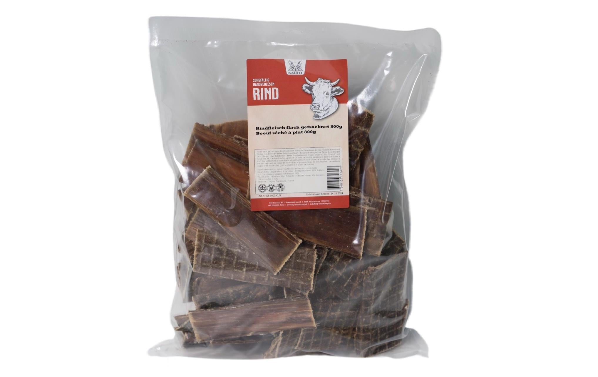 Rindfleisch flach, 800 gKausnack