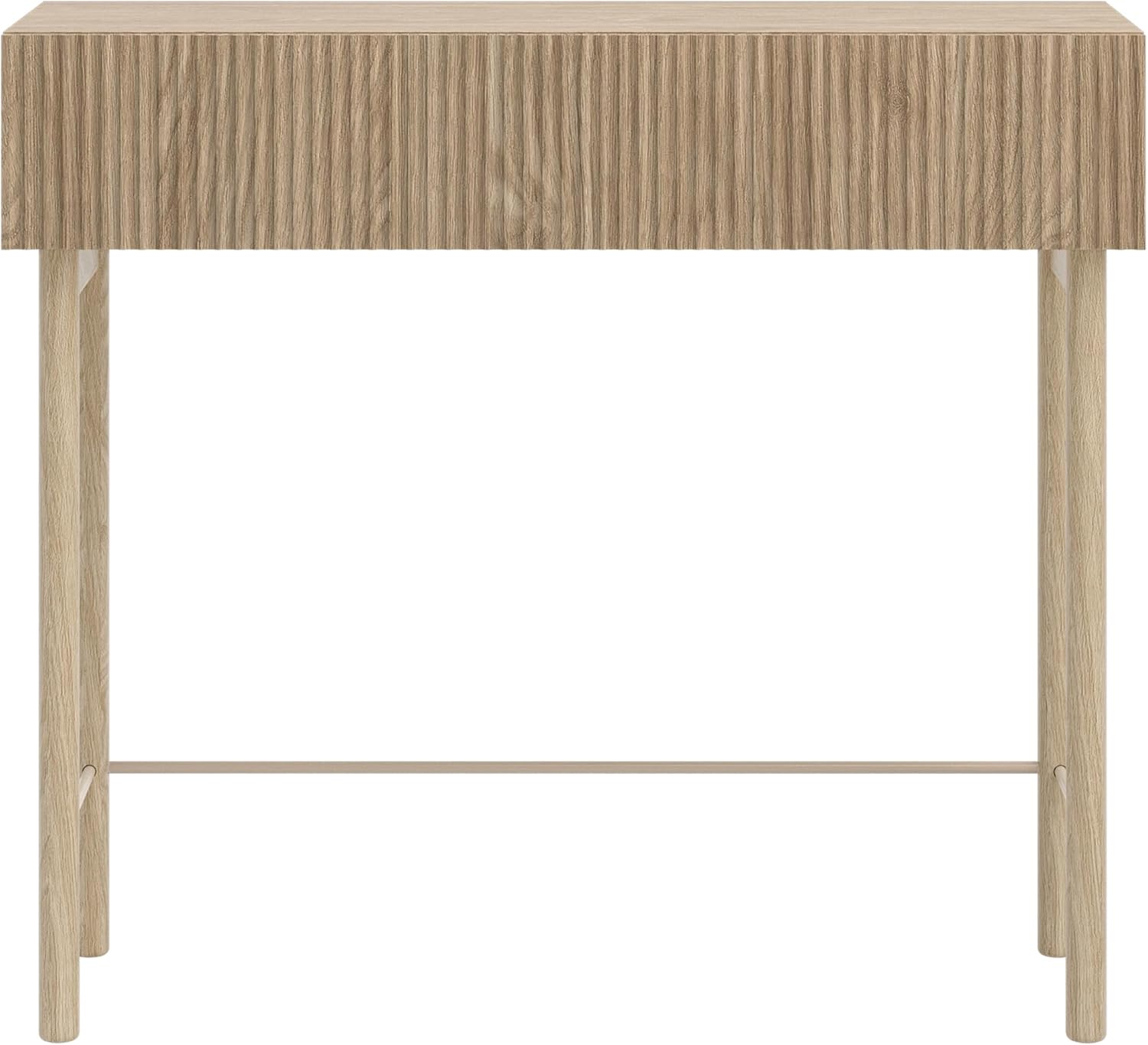 Selsey Konsolentisch Mit Schublade Beistelltisch 90 cm Eingangstisch Konsole Schminktisch Stehend Eiche Geölt Nolie