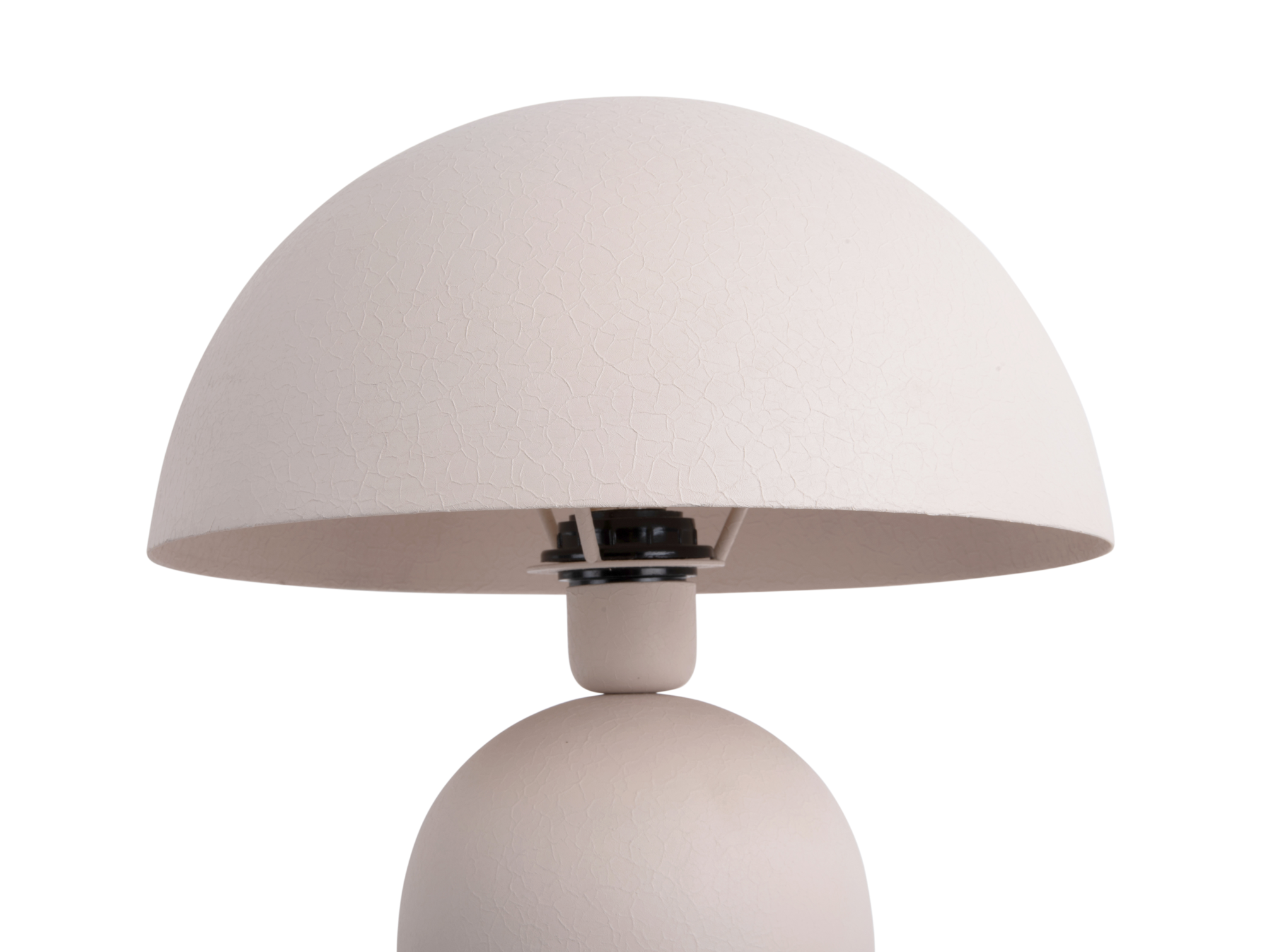 Table lamp Boaz large iron textured warm grey