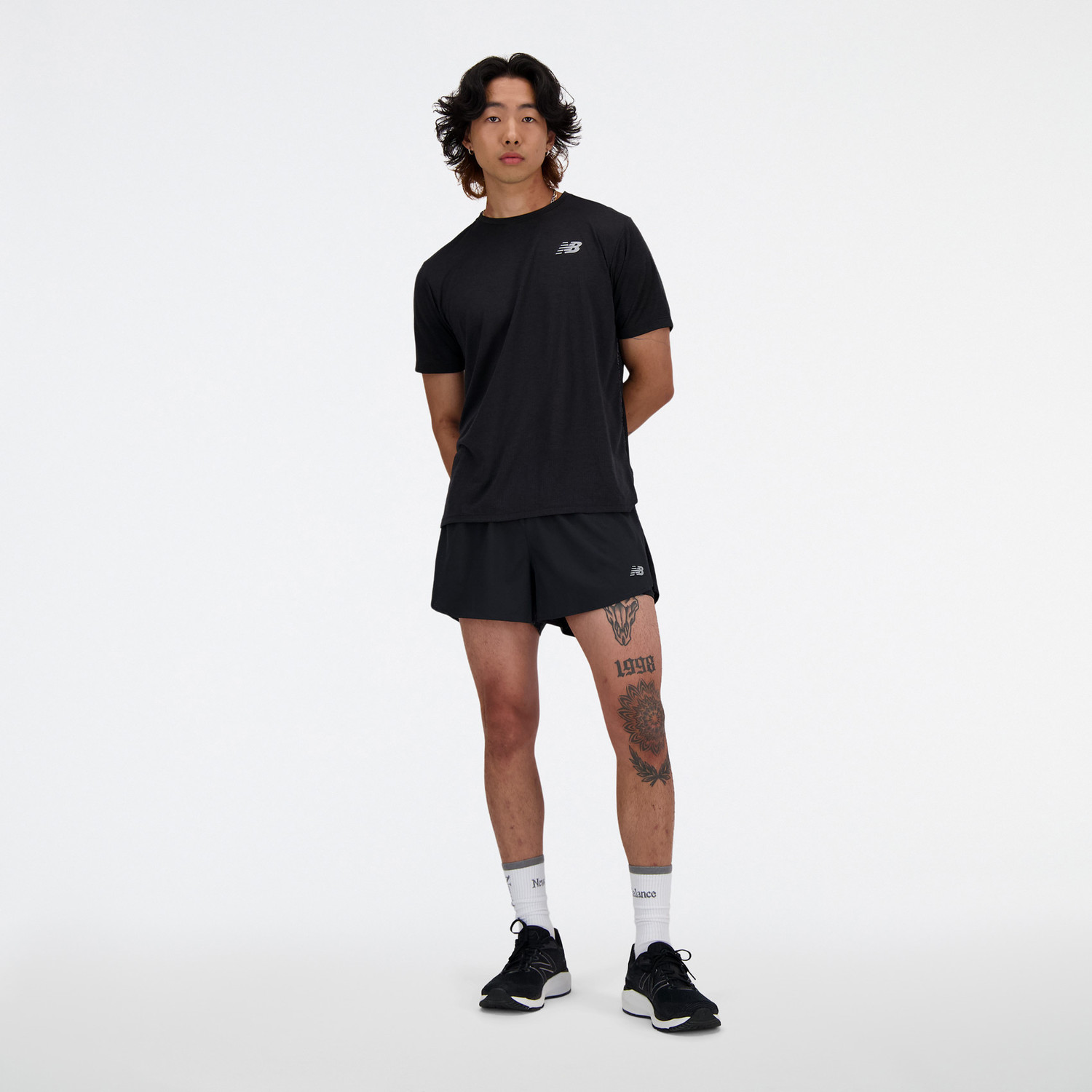 New Balance RC 3'' Split Short Heren