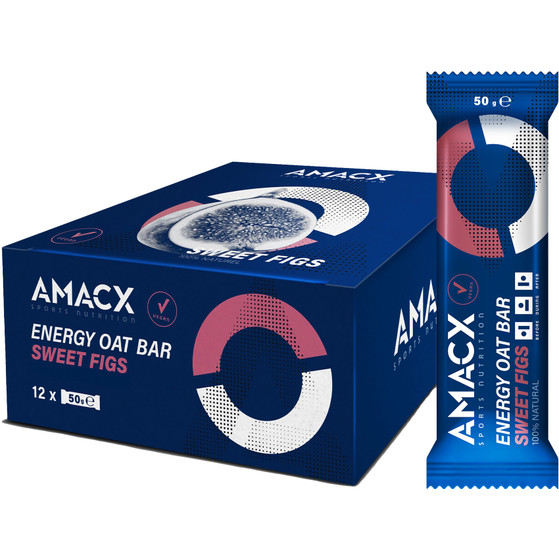 Amacx Energy Oat Reep Sweet Figs 12x50g
