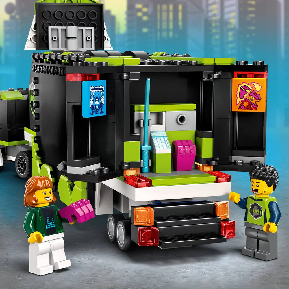 LEGO®CITY 60388 - LE CAMION DE TOURNOIS DE JEUX VIDEO