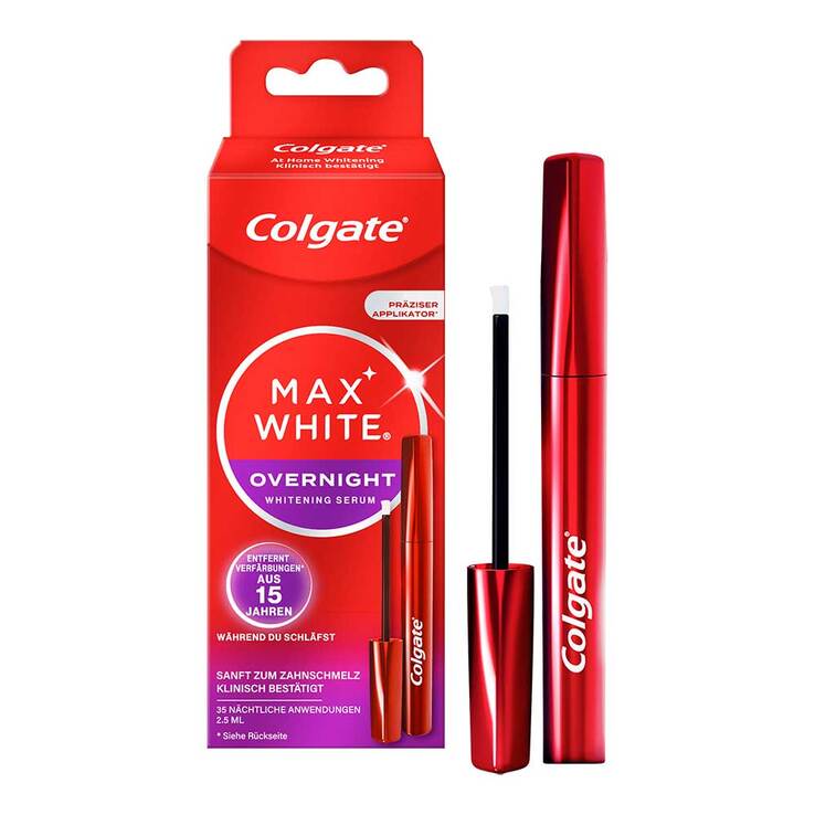 Colgate Max white Overnight whitening Serum, 2.5 ml