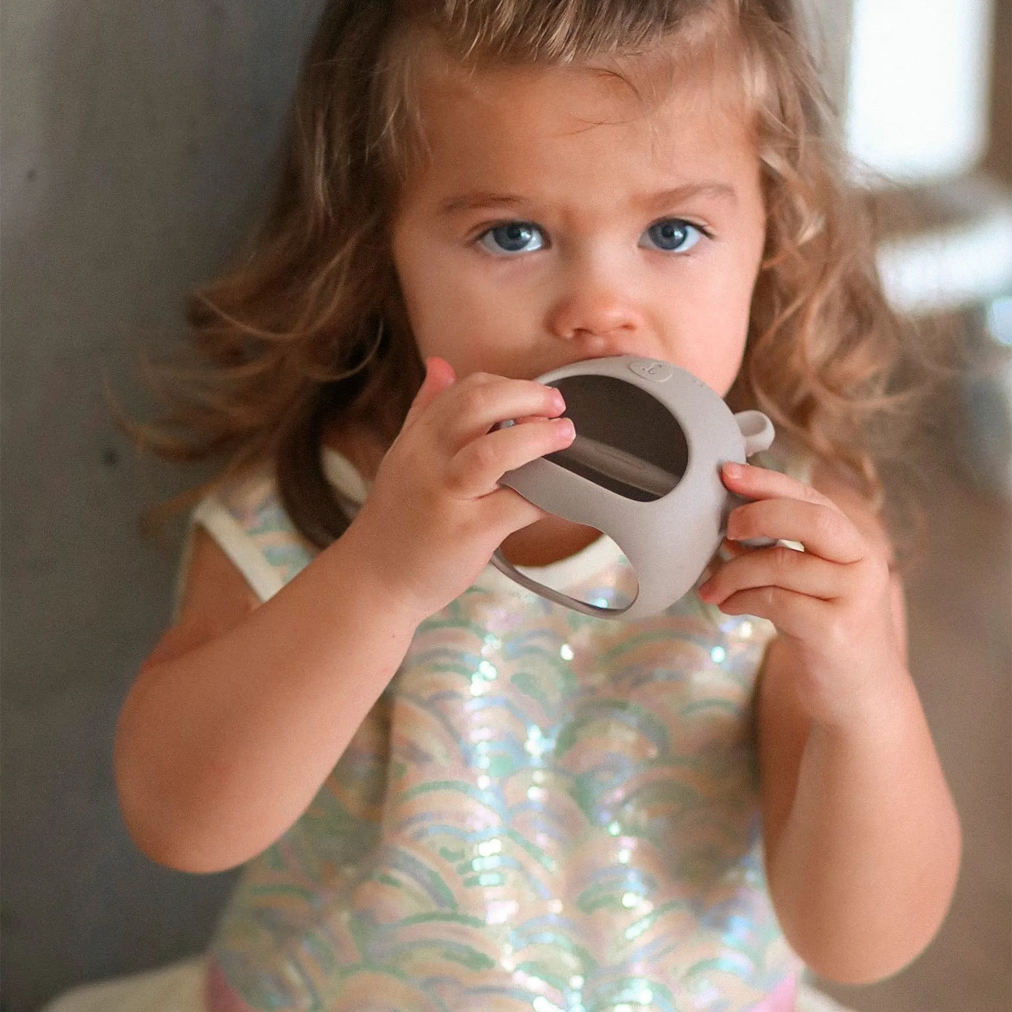 Bulle Mitaine de Dentition en Silicone - Ours Sauge