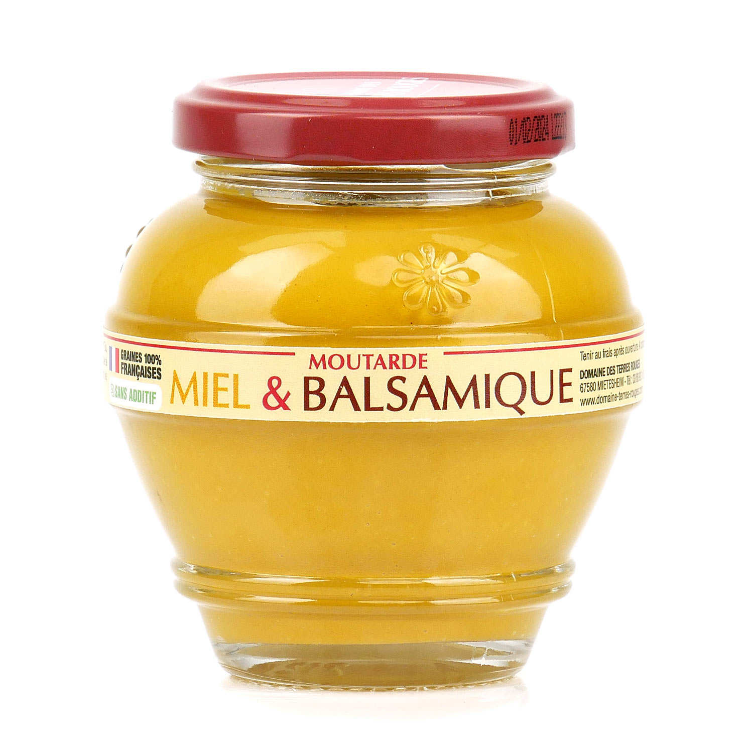 Moutarde miel et balsamique - 100% graines françaises