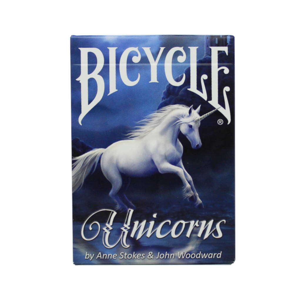 Cartes Bicycle Anne Stokes - Unicorns