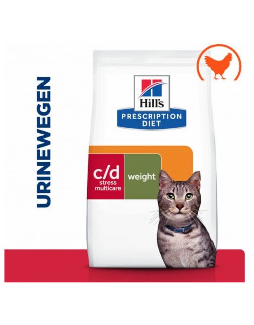 Hill's Prescription Diet C\/D Urinary Stress + Metabolic Zak Kip - Kattenvoer