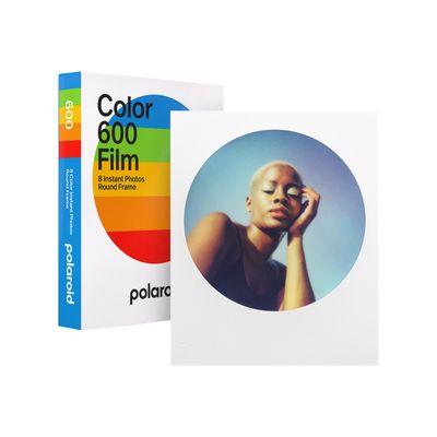 Polaroid 600 - Pack 8 films photo - Round Frame pour ppareil photo instantané