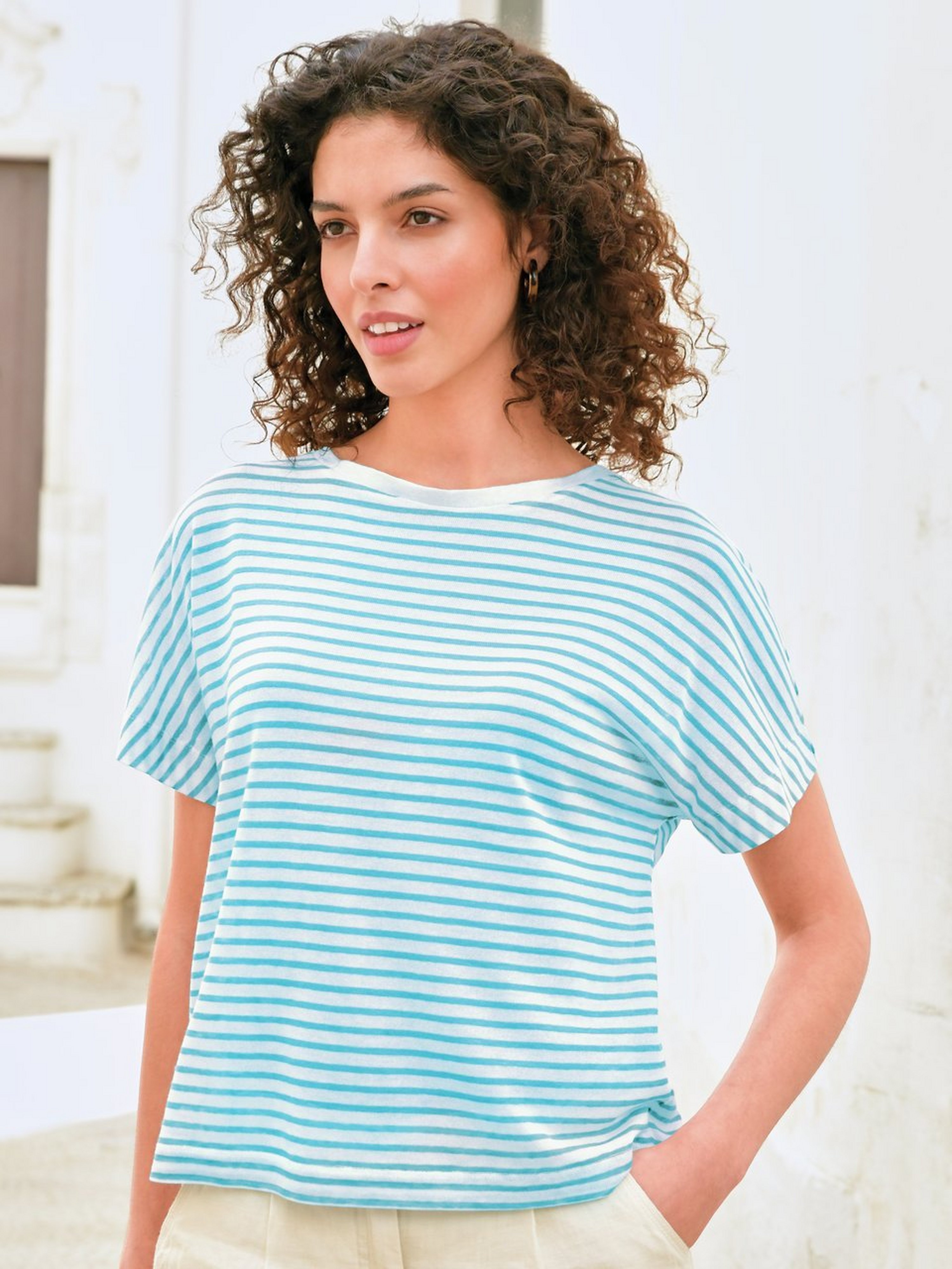 Rundhals-Shirt
