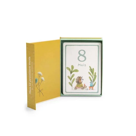 Trois petits lapins Cartes Mes 12 premiers mois   de               Moulin Roty