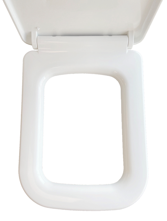 Mueller Cube toiletzitting met deksel softclose wit