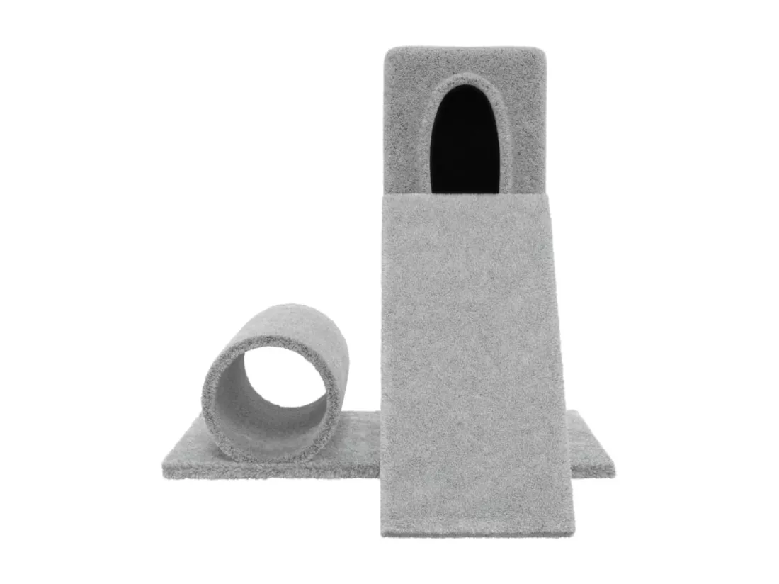 Arbre à chat avec griffoir en sisal Gris clair 59 cm