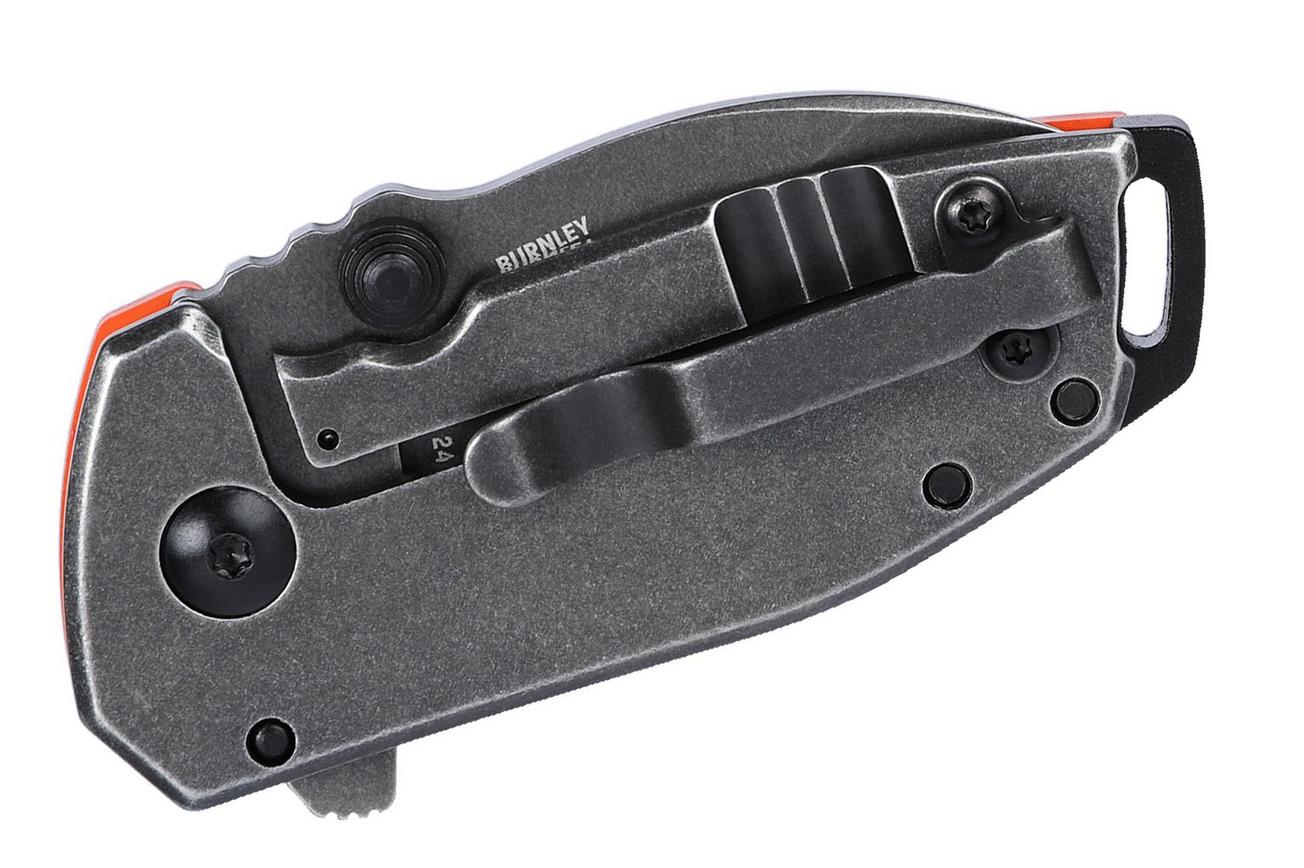 CRKT Squid Compact Black 2486 Orange G10 zakmes, Lucas Burnley design