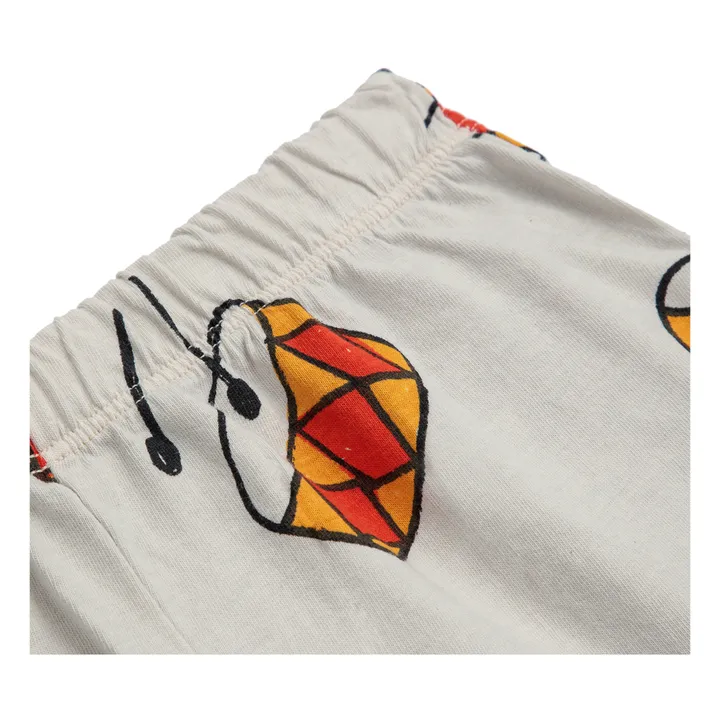 Bobo Choses Short Coton Bio Tambours | Gris galet