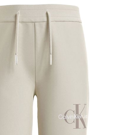 Calvin Klein Sweatpants - Off Placed - Eggshell