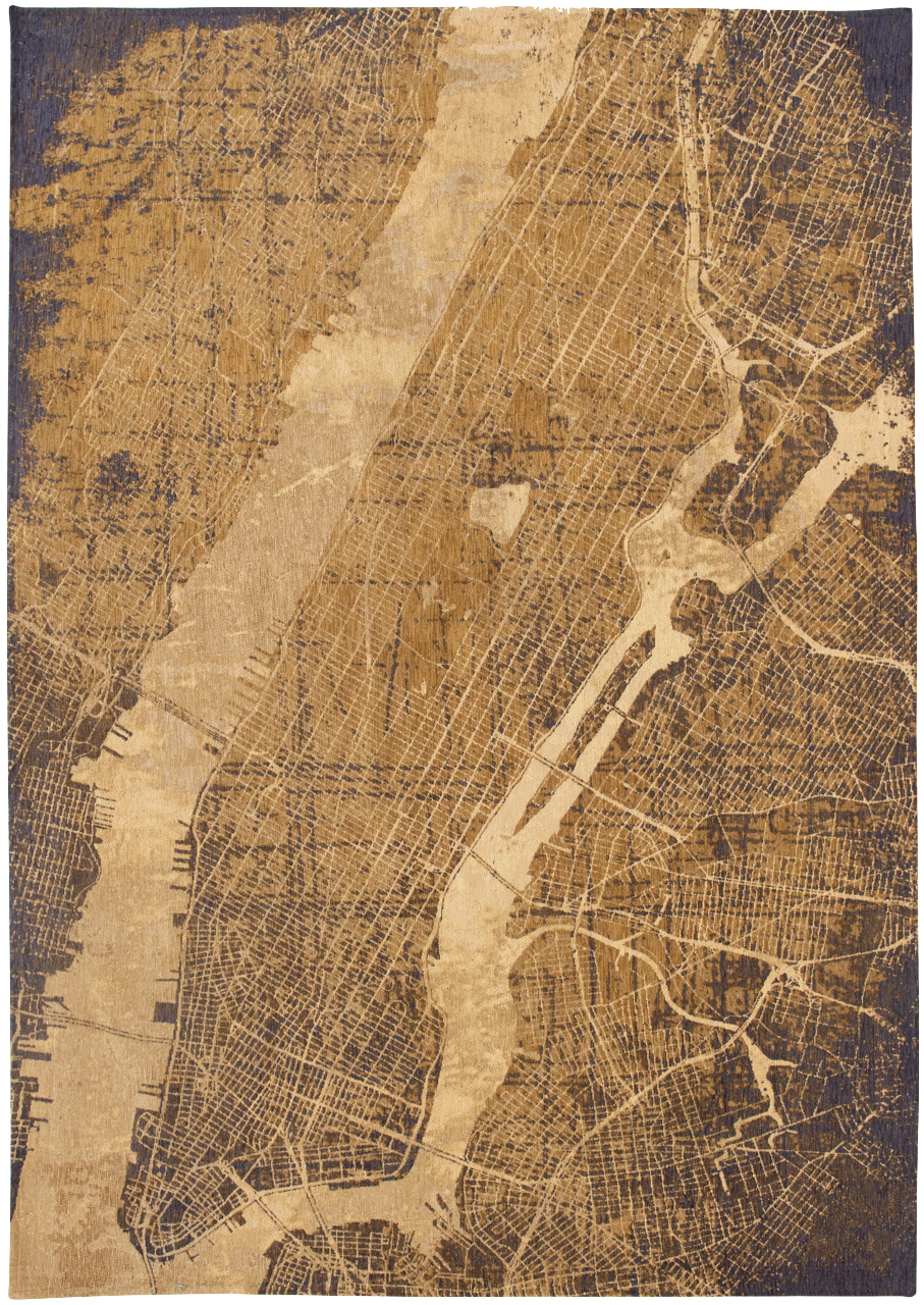 Ecorugs vloerkleed New York goud 170x240 cm