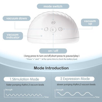 Beemoo CARE Wearable Elektrisk Brystpumpe Singel
