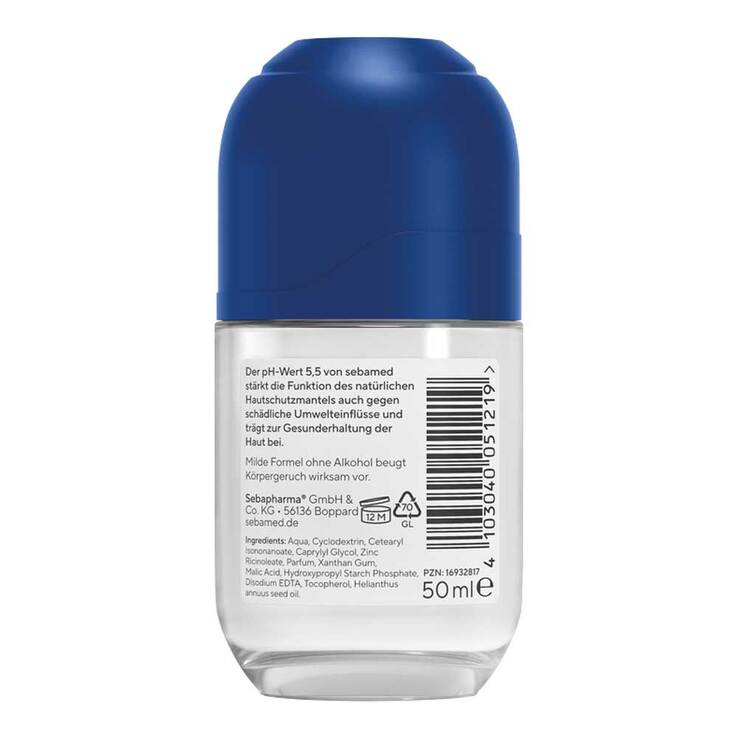 Sebamed for men Deo Sensitiv Roll-on, 50 ml