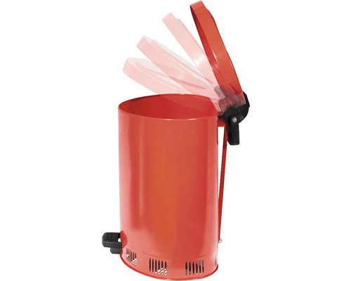 Veiligheidsopvangbak met dekseldemping, staal, 20 l