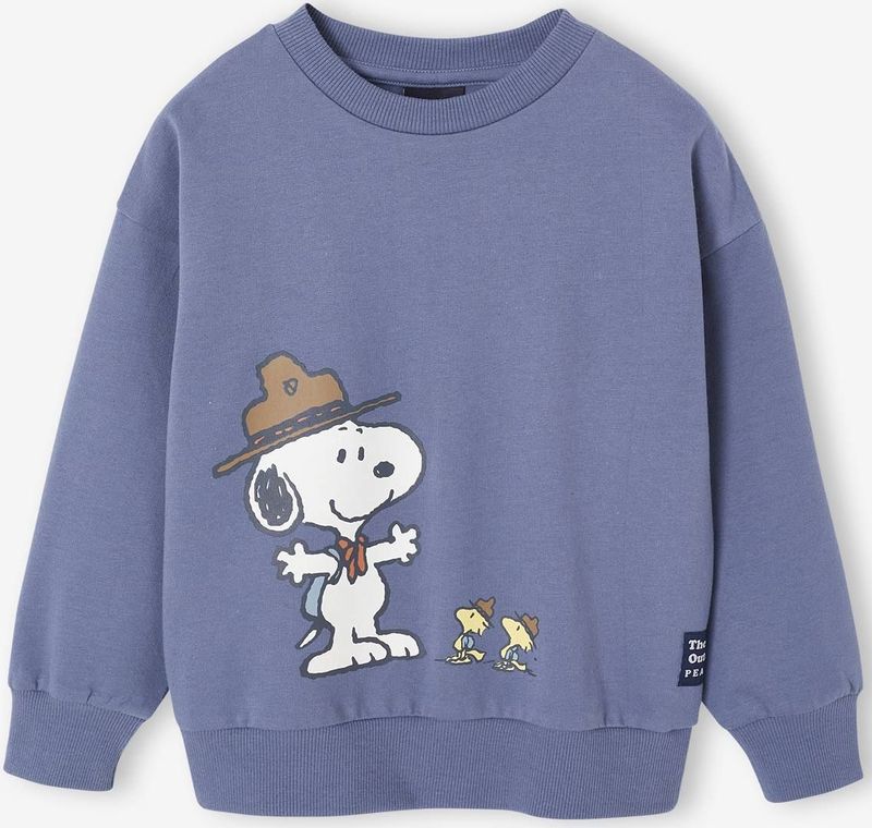 Snoopy Peanuts sweater voor jongens jeansblauw
