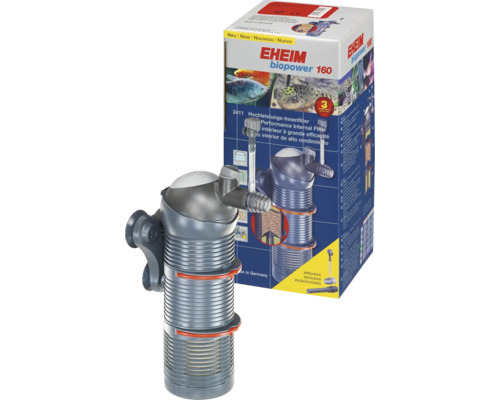 Eheim Biopower 160 binnenfilter voor aquaria, 6 W, ca. 180 - 550 l/u voor aquaria tot ca. 160 l