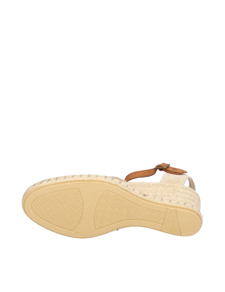 Veloursleder Keilsandale