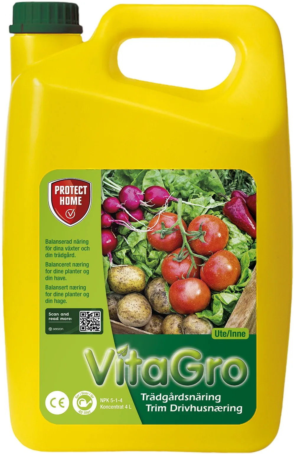 Vitagro® Drivhusgødning - 4l