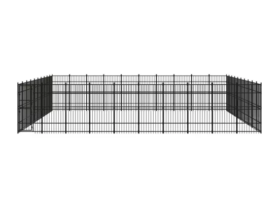 Chenil cage enclos pac noire 960 x 960 x 200 cm 02_0041891