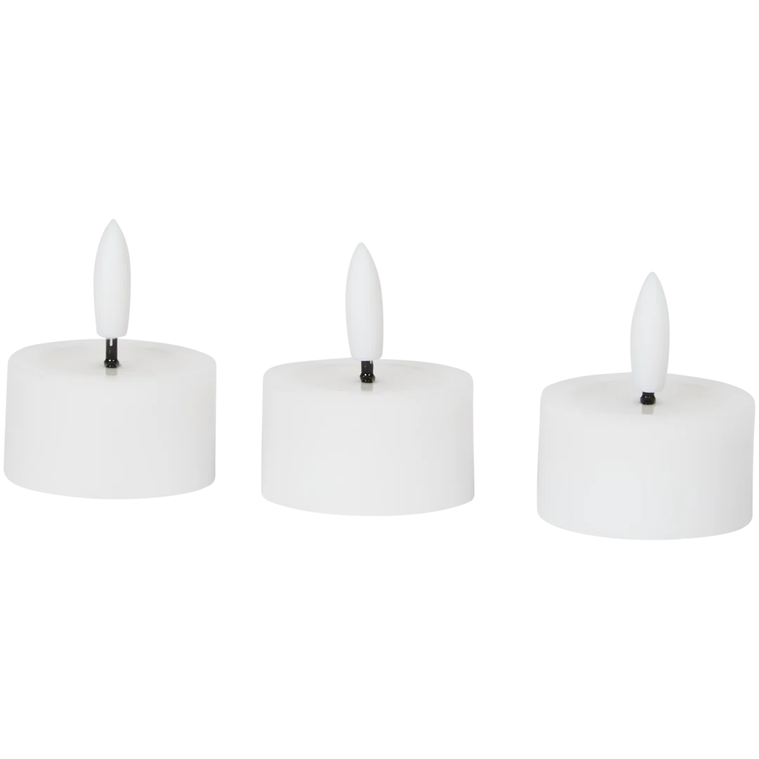 Bougies chauffe-plats LED avec minuterie