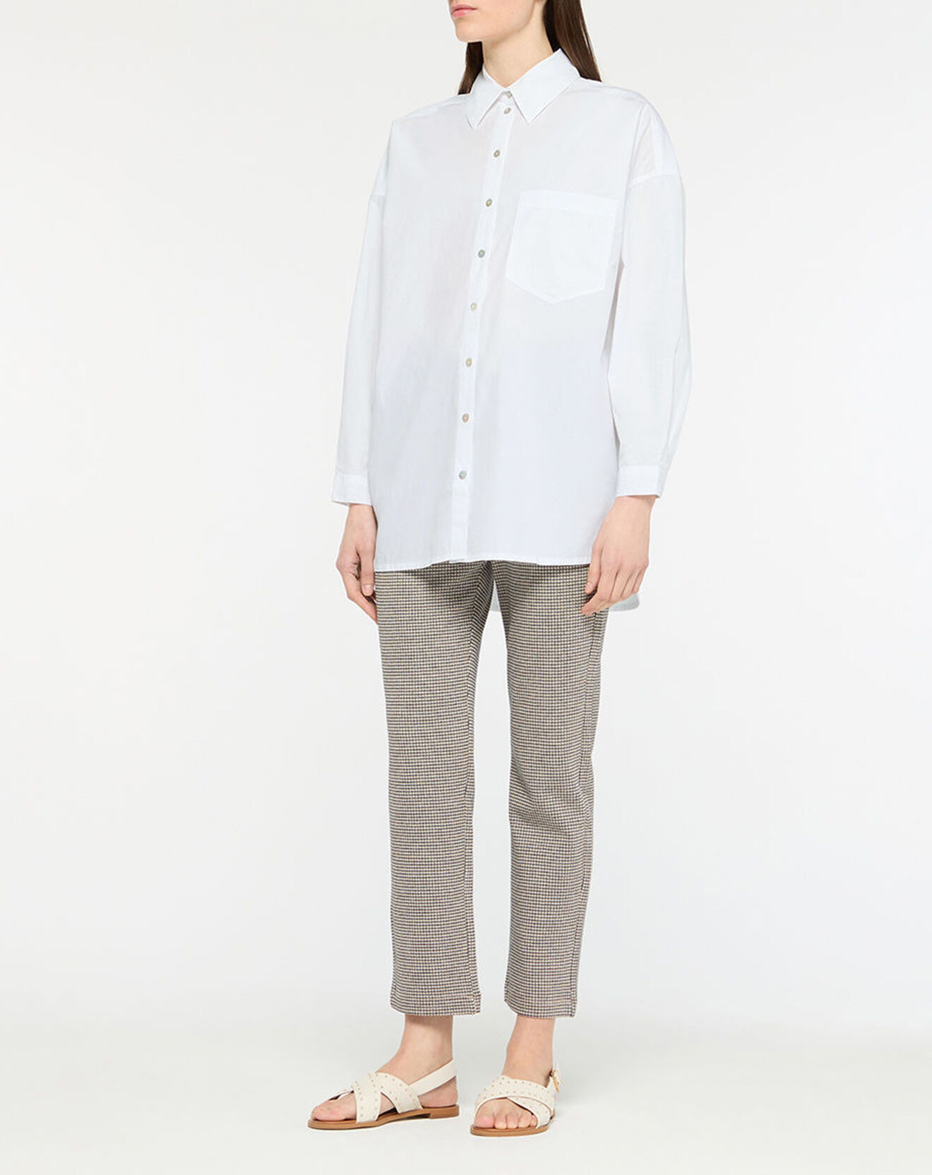 Yerse Chemise Sakura blanche