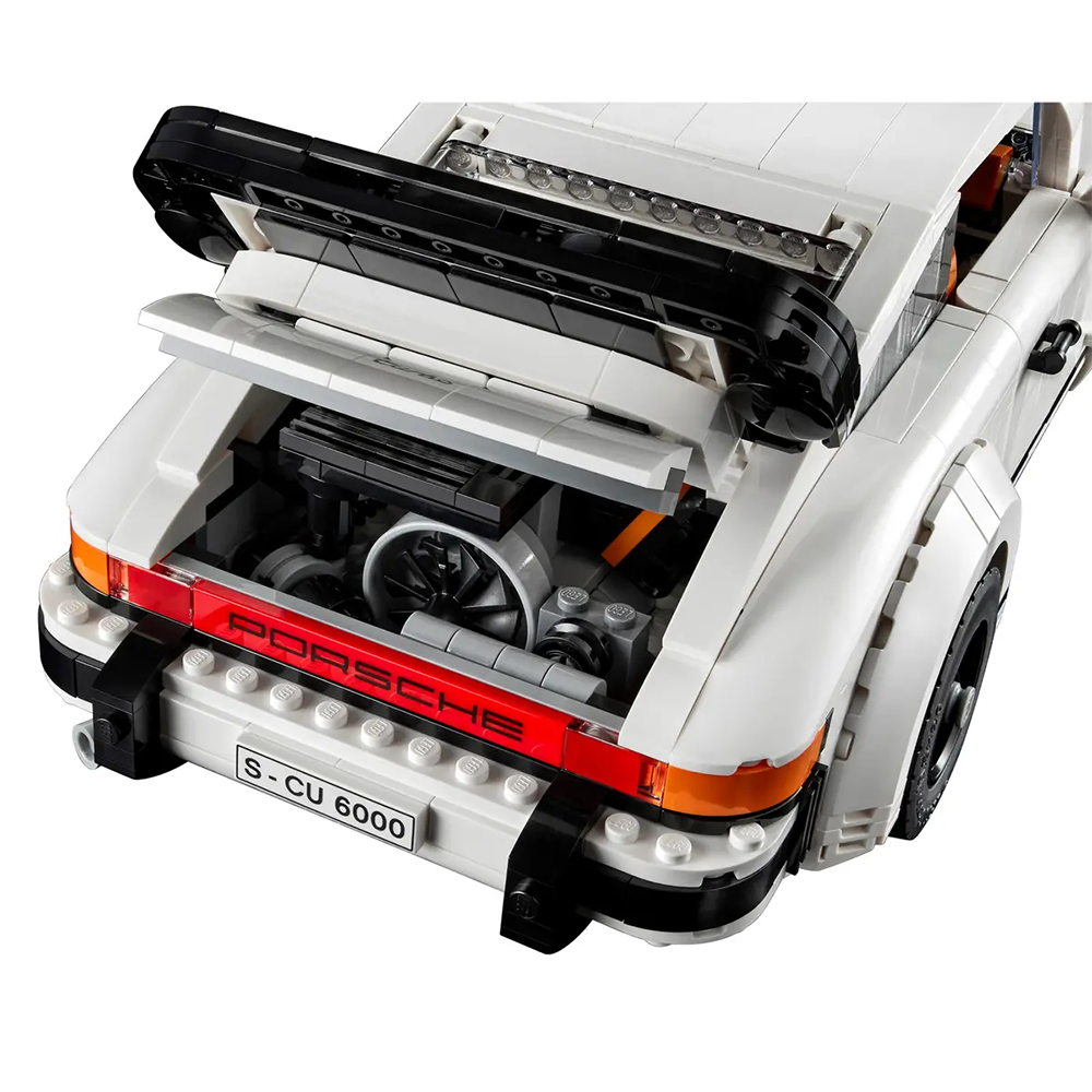 (1458-tlg. Set) Icons Klemmbausteine Race Car Auto Spielzeug Fahrzeug Modell Bausatz (10295) Lizenziert - Porsche 911