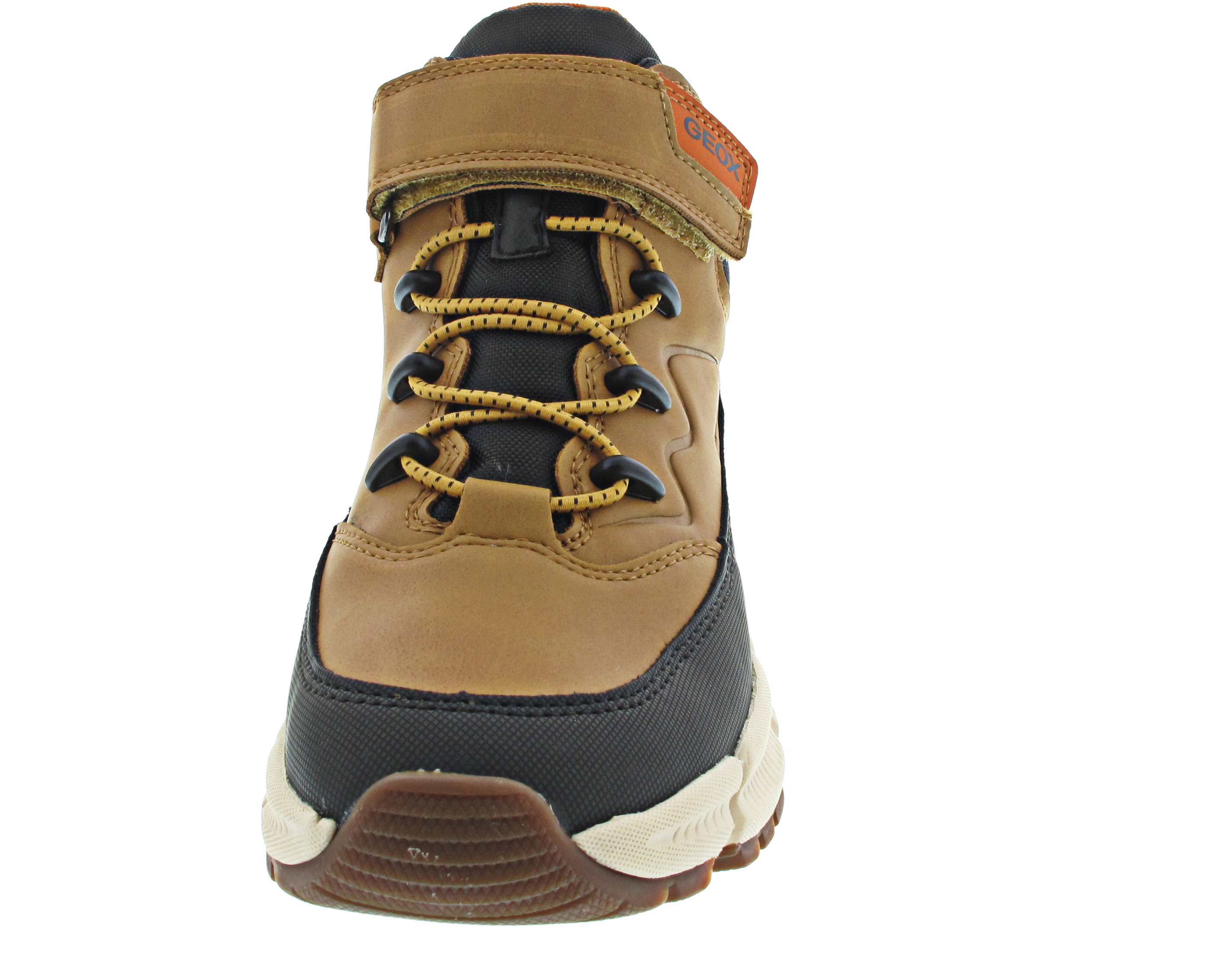 Geox Flexyper Plus Boy Klettstiefel TEX braun