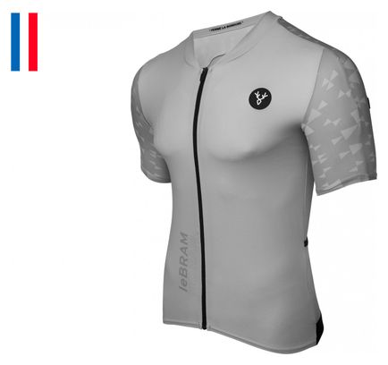Maillot Manches Courtes LeBram Loze Gris Coupe Aero
