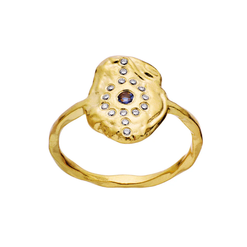 Maanesten  Enya Ring - forgyldt