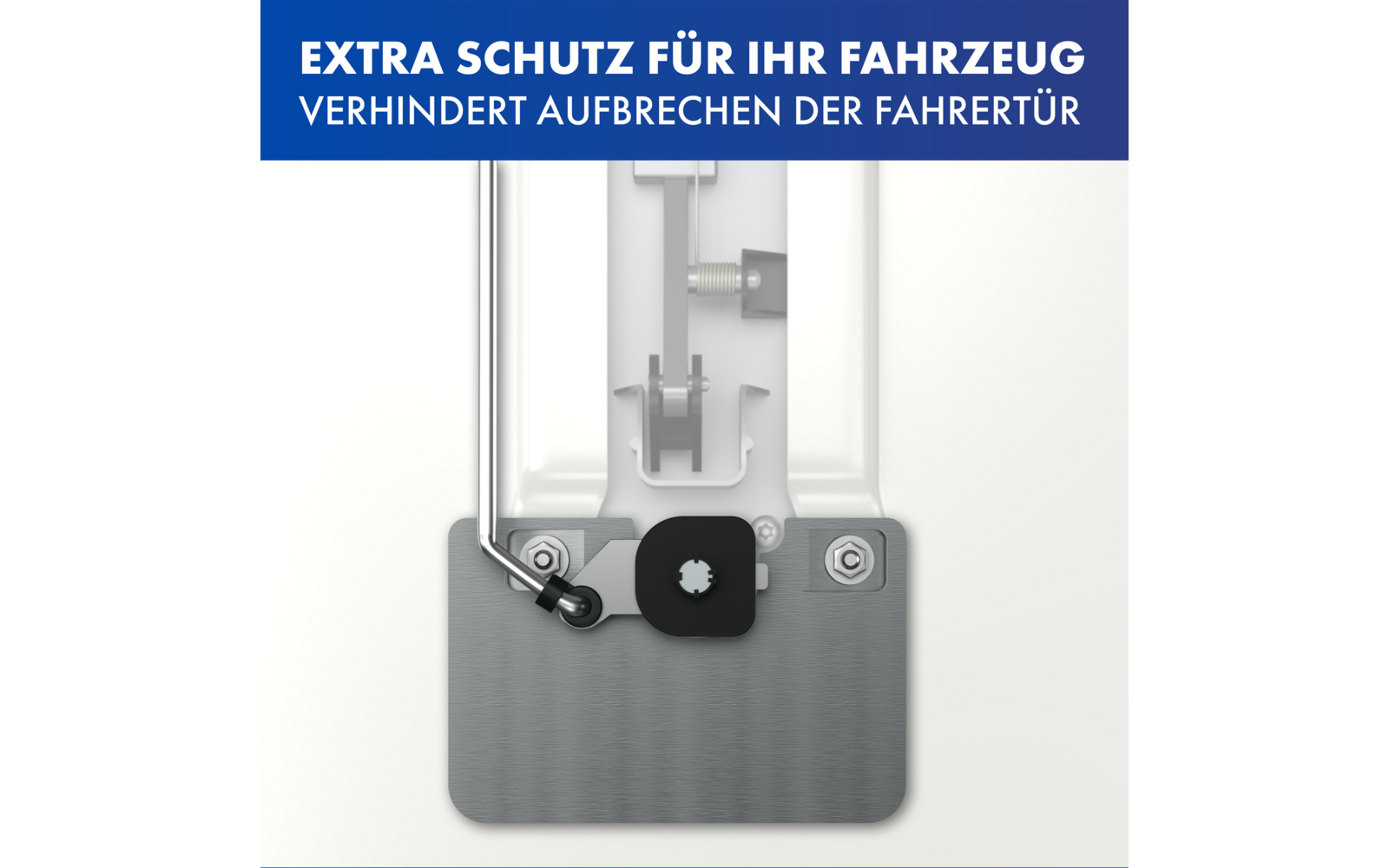 LAINFELD Einbruchschutz Prick Stop Fahrertür Türsicherung für FIAT Ducato, Citroen Jumper, Peugeot Boxer Wohnmobil