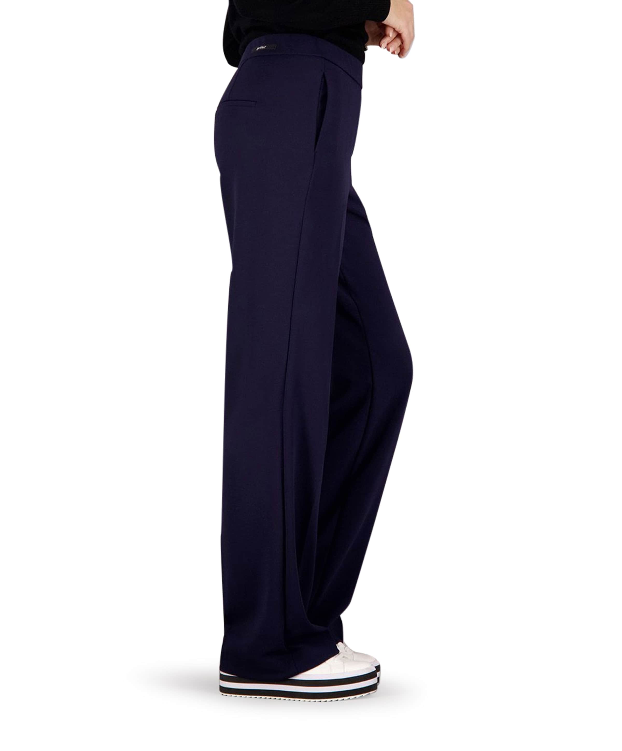 Gardeur Wide leg Feminine broek blauw