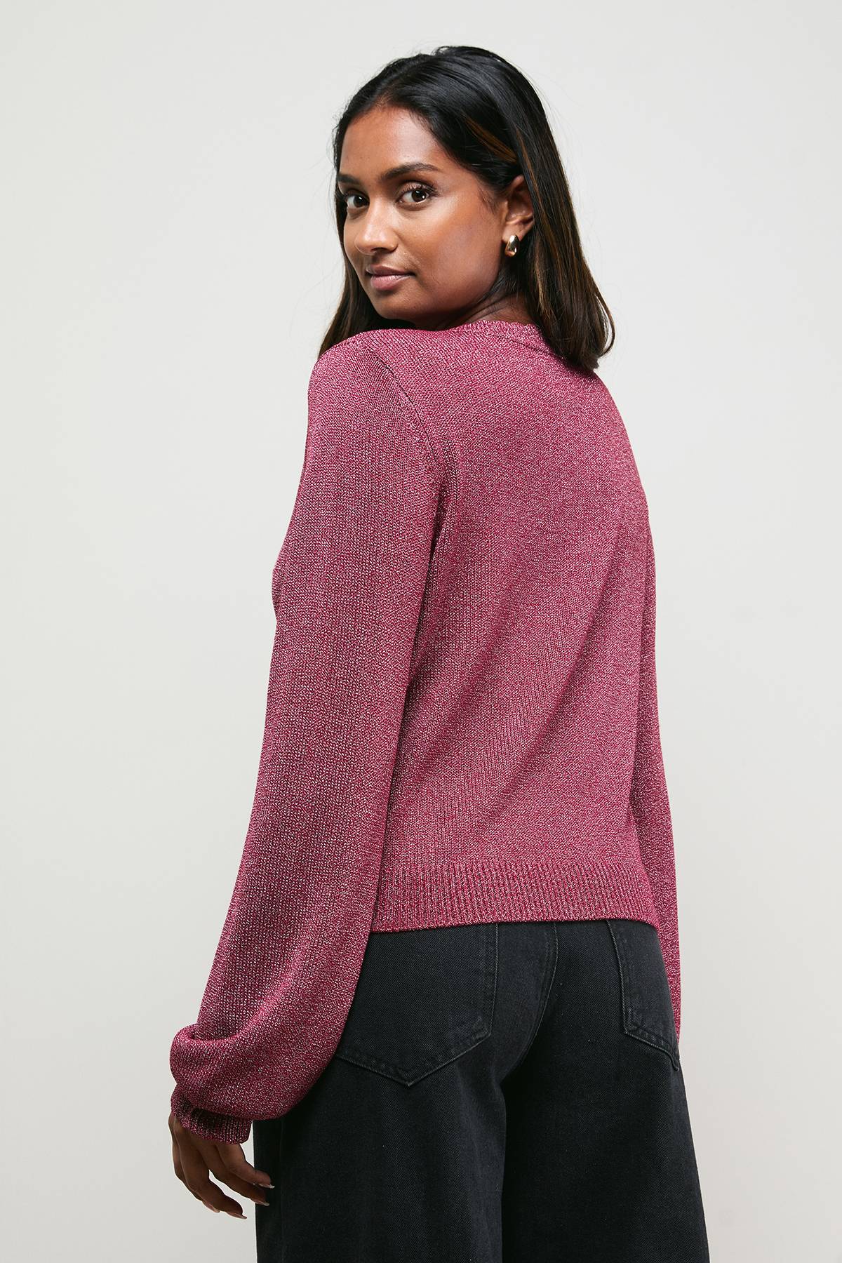Oasis Cardigan Boutonné à Col Festonné