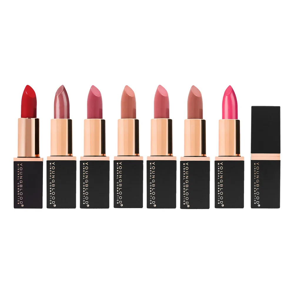 Youngblood Mineral Créme Lipstick 4 g. - Flere Farver