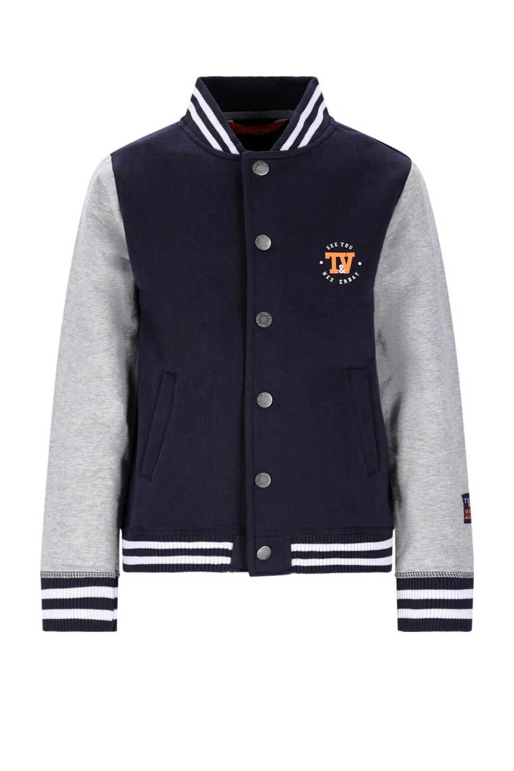 TYGO & vito sweatvest donkerblauw