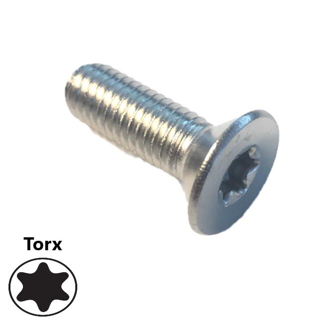 Side Shore Vis Foil - Torx - Inox - M8 / 16 mm
