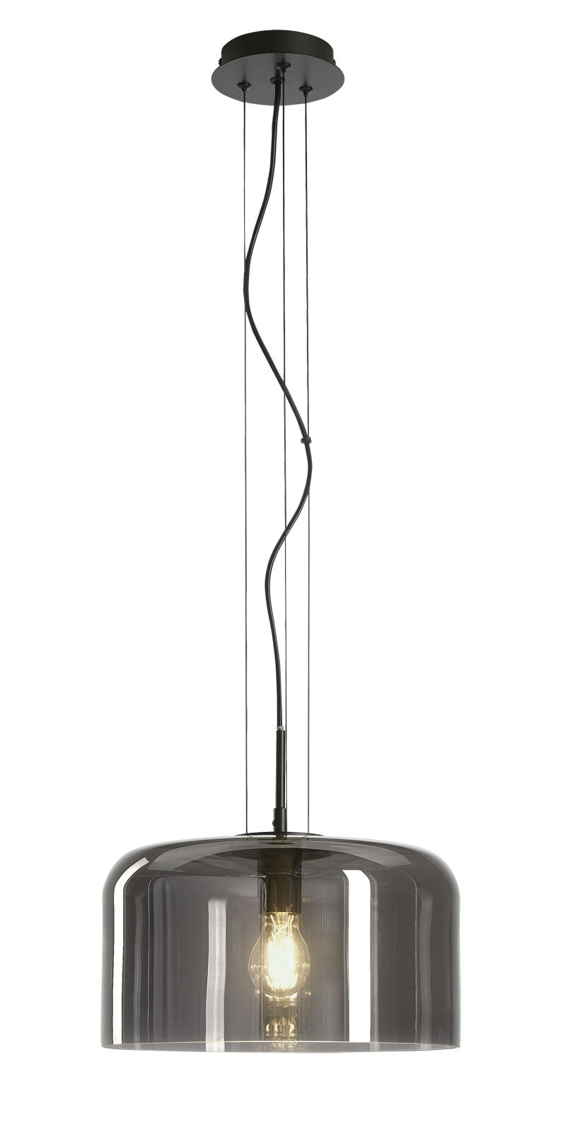 casaNOVA Retrofit Pendelleuchte MIDNIGHT smokey grey