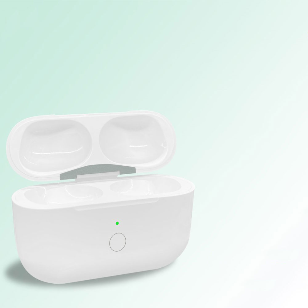 (680mAh) USB C Ladecase für AirPods Pro / AirPods Pro 2 Kopfhörer - Weiss