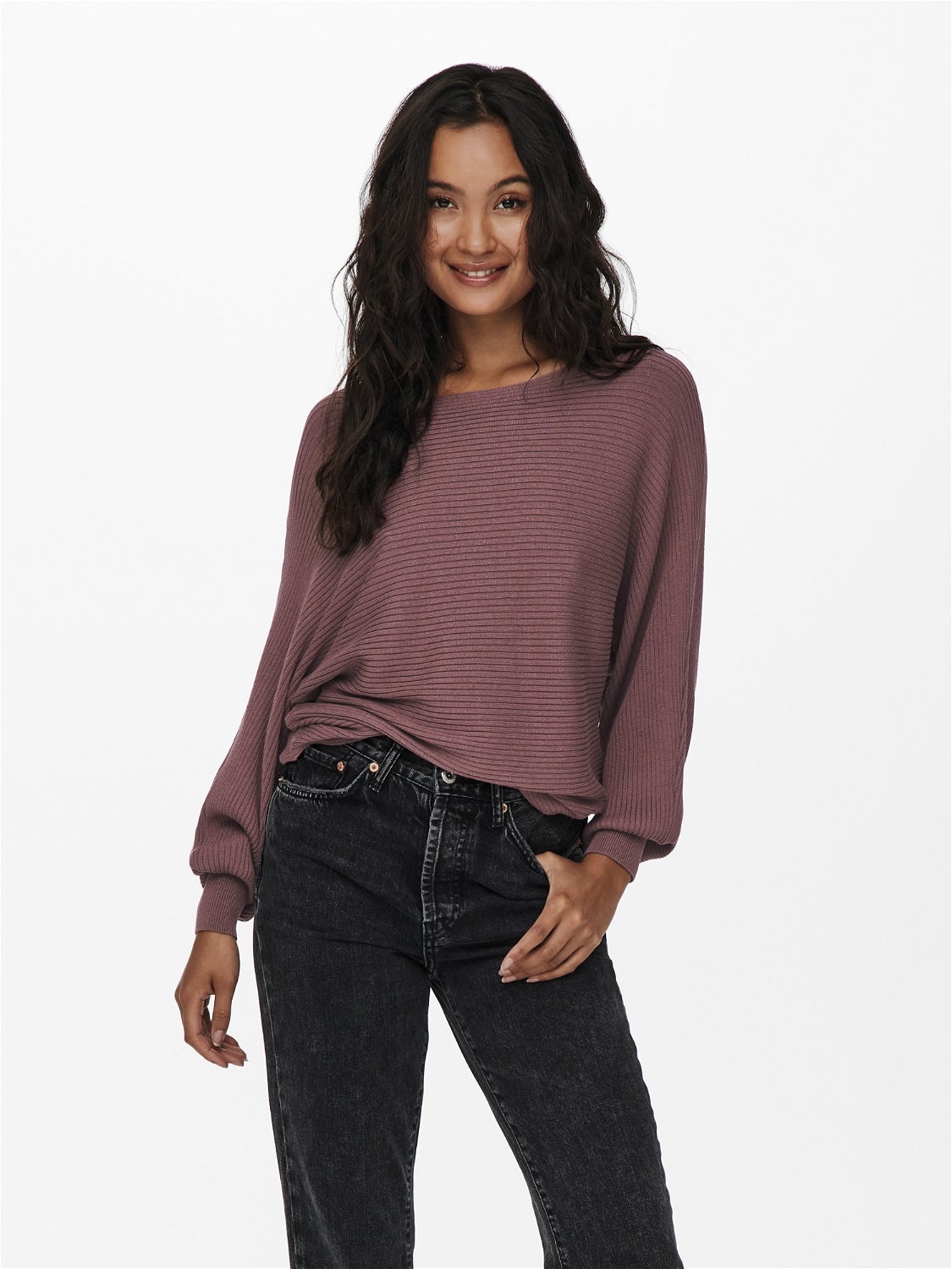 ONLADALINE Strickpullover Rose Brown