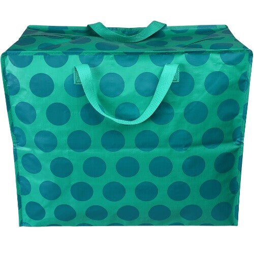 Rex london jumbo opbergtas blue on turquoise spotlight
