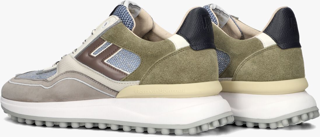 grijze floris van bommel lage sneakers sfm-10139 noppi