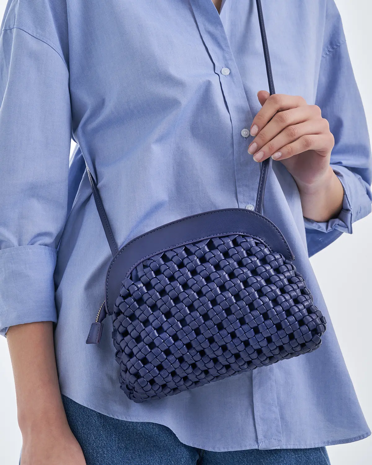 Tasche - Woven Navy