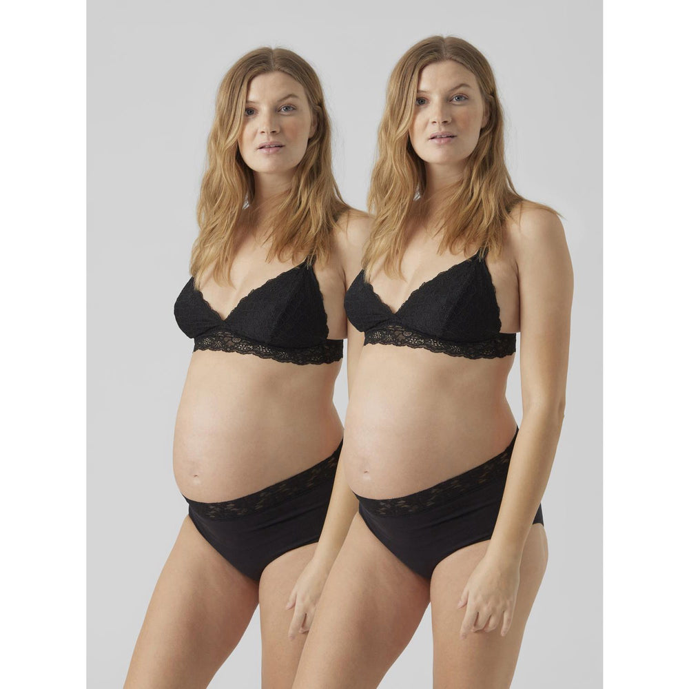 Køb Mama;licious Black Mlheal Hw Lace Trusser 2-P Noos